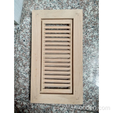 Rejilla de ventilación de piso de madera de roble de ventilación de aire acondicionado
